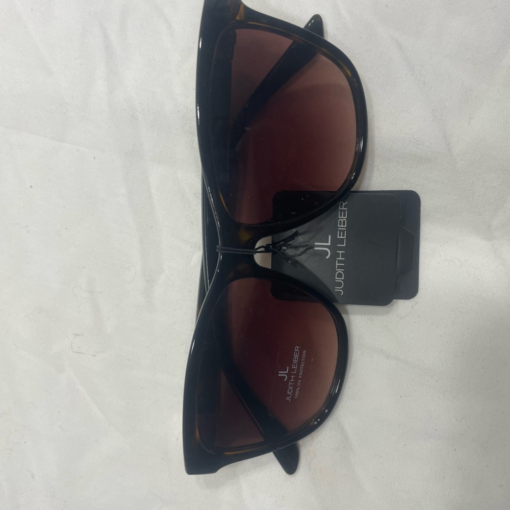Judith Leiber black/tortoise sunglasses NWT